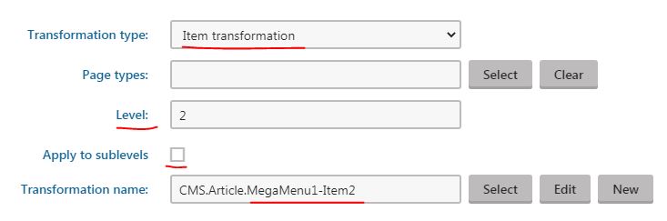 Kentico Mega Menu