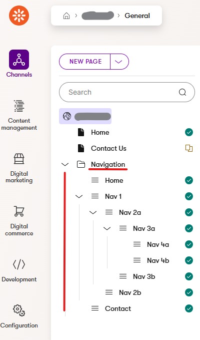 Create a Navigation Menu for Xperience by Kentico