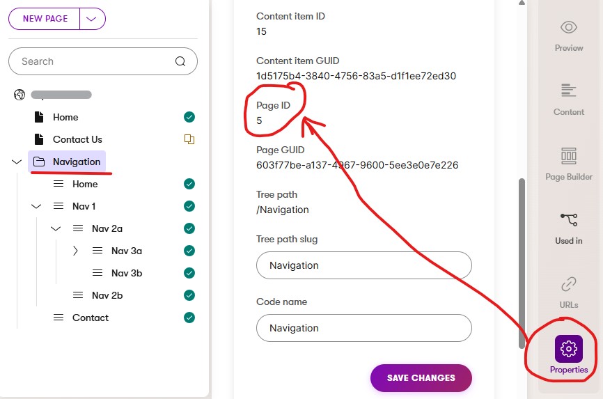 Create a Navigation Menu for Xperience by Kentico